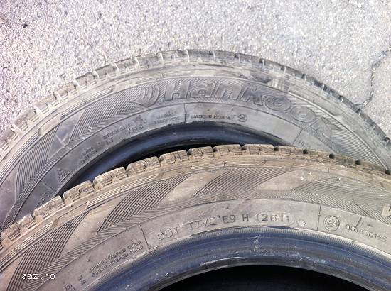 Set anvelope iarna HANKOOK 175 75 R16C 101/99R dot 2611 made in korea.