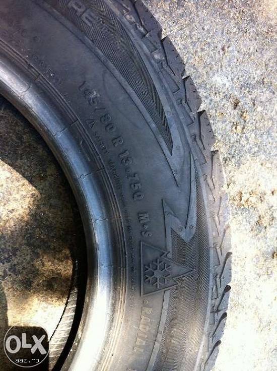 Anvelope iarna UNIROYAL 145 80 R13 75Q dot 2512 made in france.