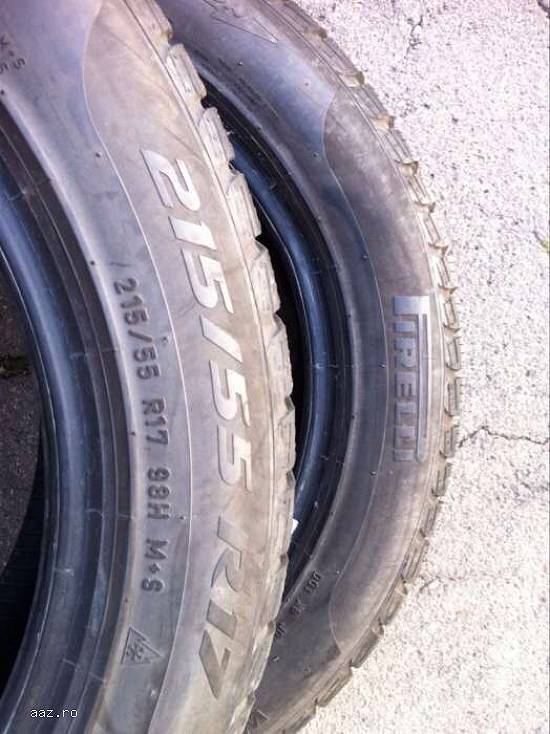 Anvelope iarna PIRELLI 215 55 R17 98H dot 3113 made in germany.