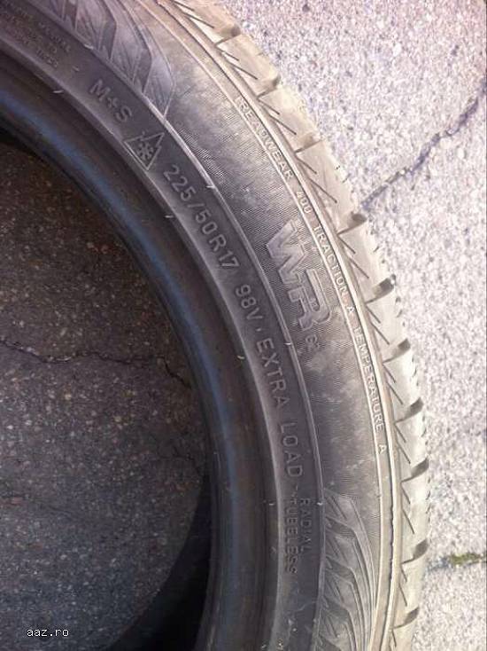 Anvelopa iarna NOKIAN 225 50 R17 98V dot 1710 made in finland.