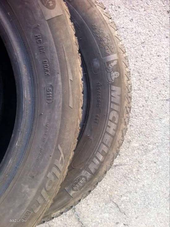Anvelope iarna MICHELIN 185 65 R15 88T dot 5111 made in spain.