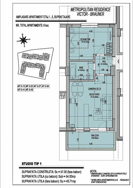 Vand apartament 2 camere, metrou Nicolae Teclu