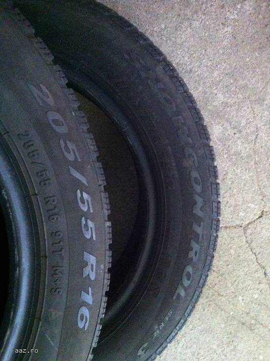 Anvelope iarna PIRELLI 205 55 R16 91T dot 2912 made in germany.