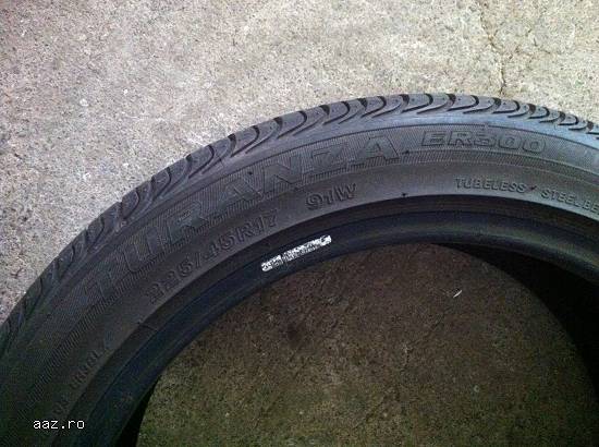 Anvelope vara BRIDGESTONE 225 45 R17 91W dot 3111 made in france.