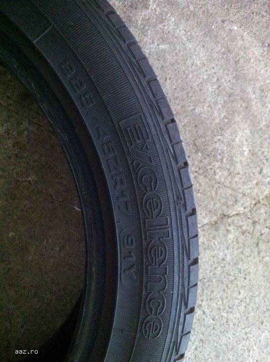 Set anvelope vara GOODYEAR 225 45 ZR17 91Y dot 5008 made in germany.