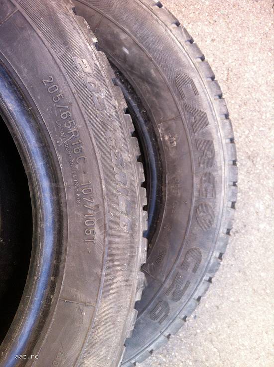 Anvelope vara GOODYEAR 205 65 R16C 107/105T dot 2007 made in germany.