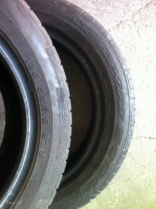 Set anvelope vara DUNLOP 185 55 R15 82V dot 2709 made in japan.