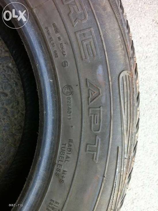 Anvelope all-season KUMHO 235 65 R17 104H dot 3812 made in korea.
