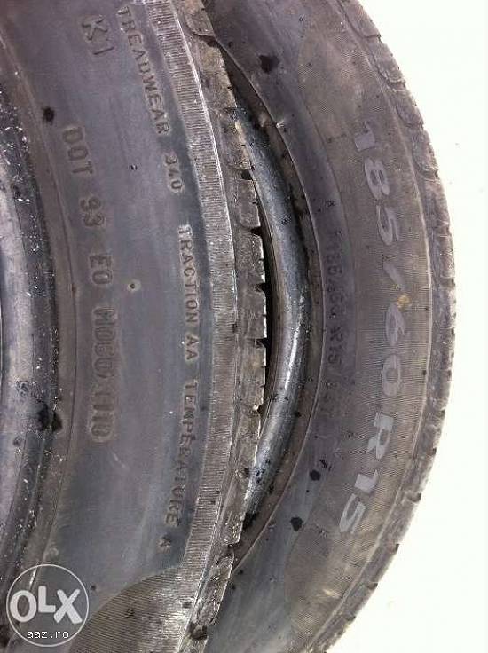 Anvelope vara PIRELLI 185 60 R15 84T dot 1110 made in germany.