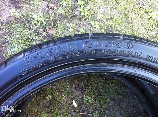 Anvelope vara PIRELLI 295 30 ZR19 100Y dot 0407 made in germany.