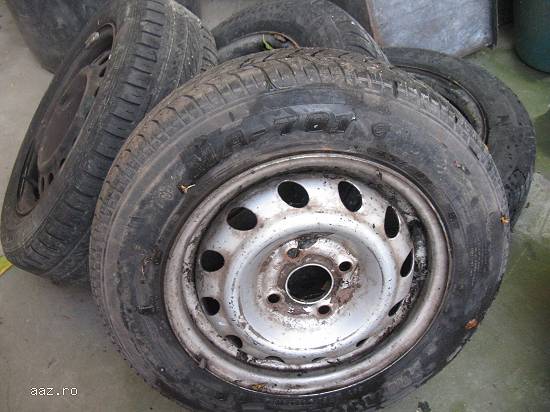 jante tabla 4x100 r13 cu anvelope de vara