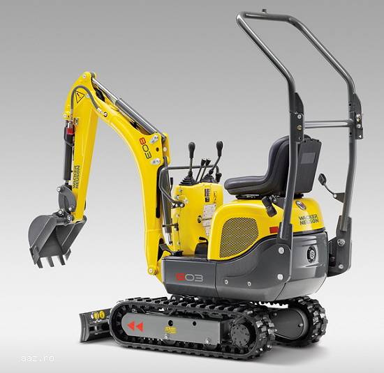 Excavator pe senile Wacker Neuson