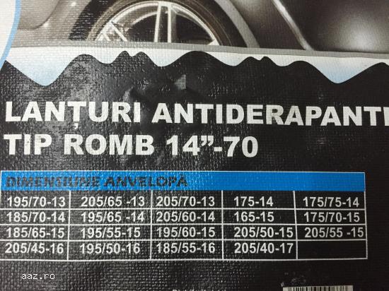 Vand lanturi antiderapante zapada