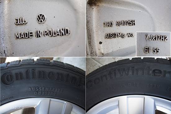 Jante originale VW T5 Multivan facelift 17 inch model Thunder
