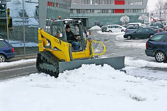 Mini incarcator frontal pe senile Wacker Neuson