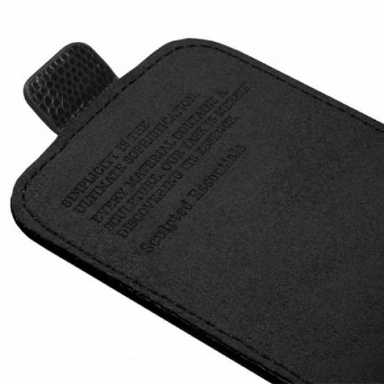 Husa iPhone 5/5S Navjack Flip Vellum Chamois Black