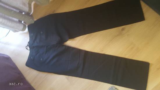 Pantaloni Zara negri,  L