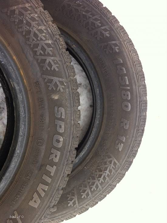 Anvelope iarna SPORTIVA 145 80 R13 75T dot 2911 made in france.