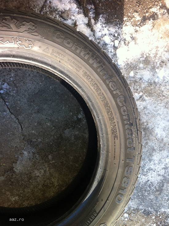 Anvelope iarna CONTINENTAL 205 55 R16 91H dot 3807 made in germany.