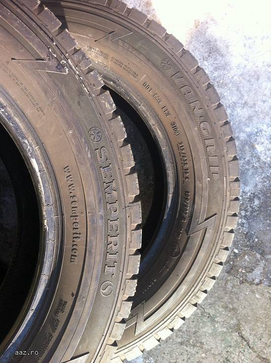 Anvelope iarna SEMPERIT 215 65 R16C 109/107R dot 3109 made in france.