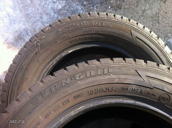 Anvelope iarna SEMPERIT 215 65 R16C 109/107R dot 3109 made in france.