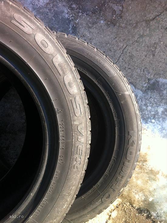 Anvelope iarna KUMHO 225 55 R16 95V dot 3009 made in china.