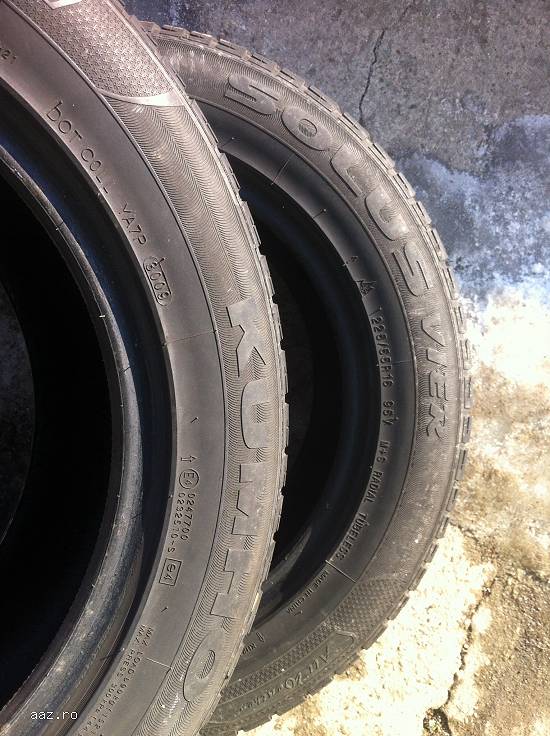 Anvelope iarna KUMHO 225 55 R16 95V dot 3009 made in china.