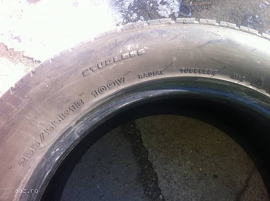 Anvelope iarna HANKOOK 255 55 R18 109V dot 3307 made in korea.