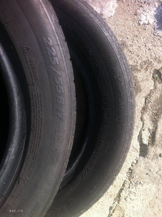 Anvelope iarna MICHELIN 225 55 R17 101V dot 4710 made in germany.