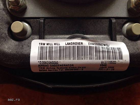 Land Rover Range Rover ,   Range Rover Sport model 2002 - 2012 Airbag sofer