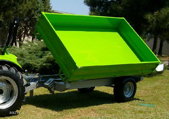 remorca 2 tone,  remorci 2 tone