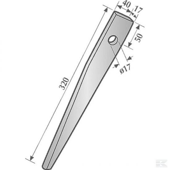 DINTI FREZE AGRICOLE ROTATIVE