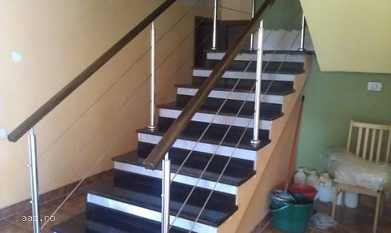 Trepte lemn masiv pentru scari diferite modele