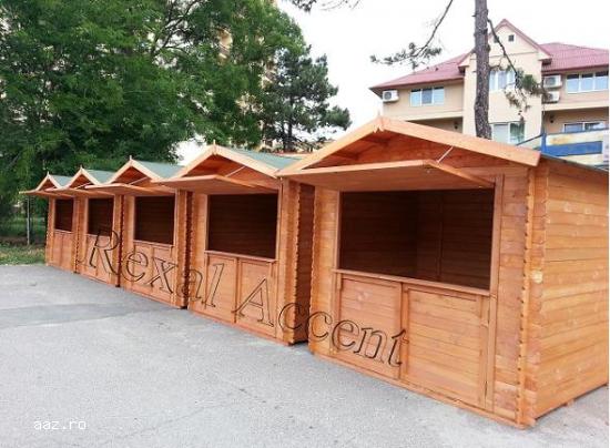 Casute de lemn pentru targ,       Chioscuri comerciale din lemn rexal ro
