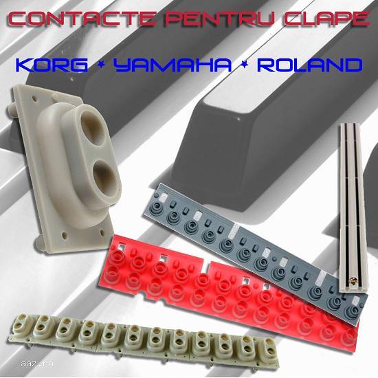 Contacte clape (gume) pentru orga
