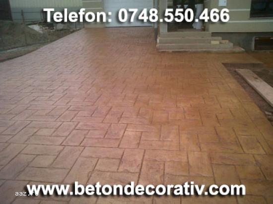 Pavaj din Beton Amprentat Romania