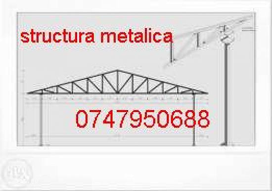 vand o structura metalica doar scheletul
