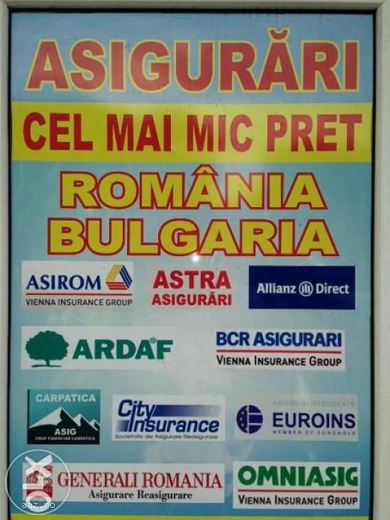 Asigurari Bulgaria-Romania!