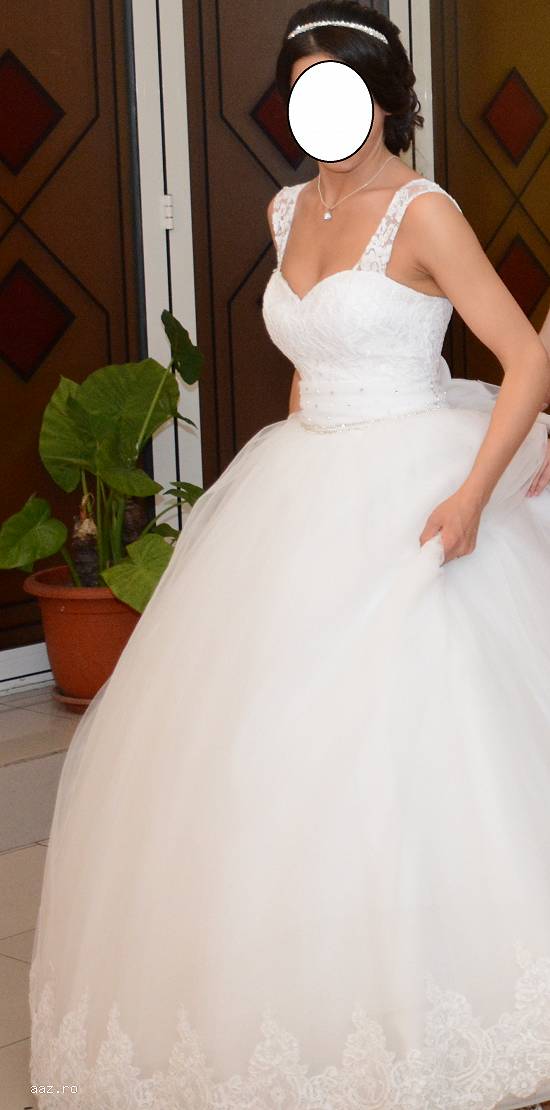 Rochie de mireasa +Voal, Crinolina, Jupa - CADOU