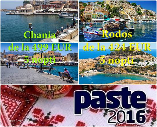Paste & 1 Mai - CHANIA si RODOS