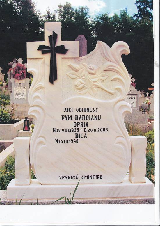Executam Monumente Funerare din marmura,  granit si mozaic in Brasov