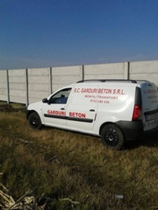 Gard beton SC GARDURI BETON SRL factura fiscala 125 lei ml montaj transport