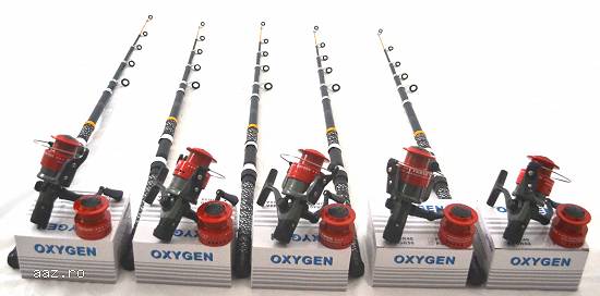 Set 5 lansete BLACK PANTHER 2, 7M cu mulinete FGR 50