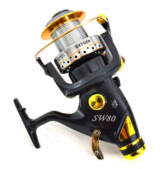 SET 4 LANSETE OXYGEN UNIQUE 3, 9M CARBON 100% CU MULINETE OXYGEN SW 80 9+1 RULMENTI