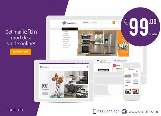 Magazin Online la numai 99 Euro
