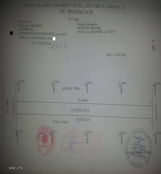 Teren Extravilan Localitatea Branesti Judet Ilfov