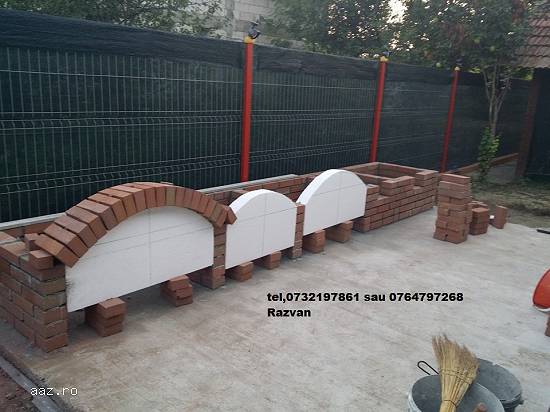 Gratare de gradina din caramida