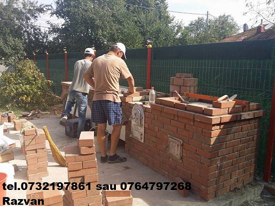 Gratare de gradina din caramida