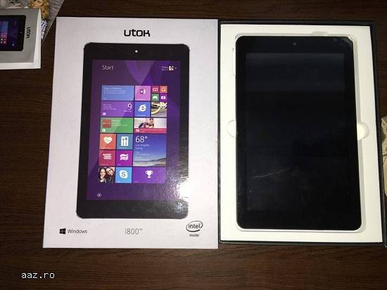 TABLETA NOUA NEFOLOSITA Utok i800 16 GB cu Windows 8.1