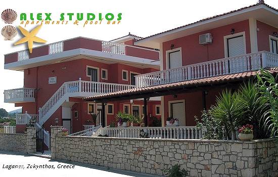 Charter avion Zakynthos - Studiourile Alex 3*